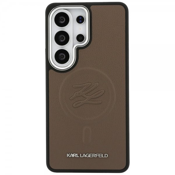 Karl Lagerfeld Samsung Galaxy S26 Ultra Skal Embossed MagSafe Brun