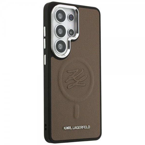 Karl Lagerfeld Samsung Galaxy S26 Ultra Skal Embossed MagSafe Brun