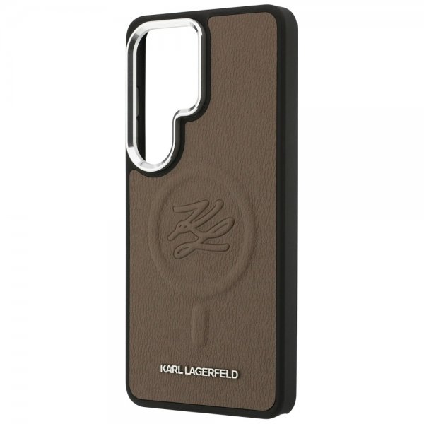 Karl Lagerfeld Samsung Galaxy S26 Ultra Skal Embossed MagSafe Brun