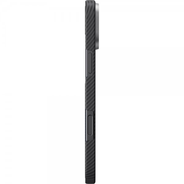 Pitaka iPhone 16 Skal Ultra-Slim Case MagSafe Black/Grey Twill