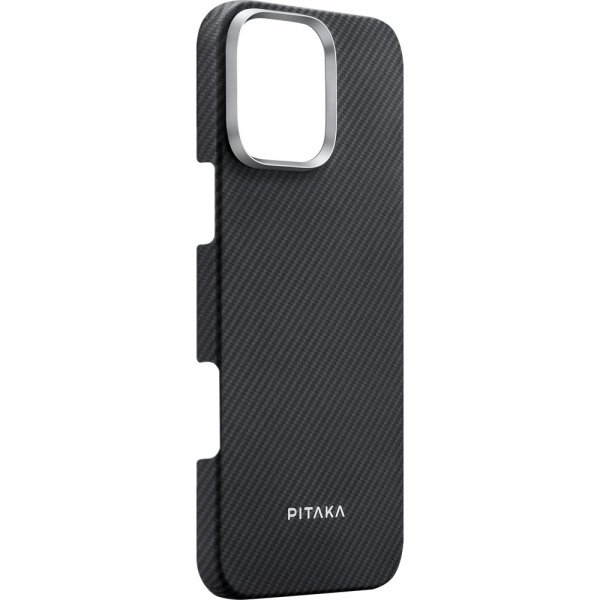 Pitaka iPhone 16 Pro Max Skal Ultra-Slim Case MagSafe Black/Grey Twill