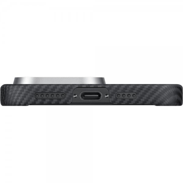 Pitaka iPhone 16 Pro Max Skal Ultra-Slim Case MagSafe Black/Grey Twill
