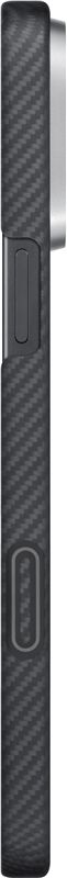 Pitaka iPhone 16 Pro Skal Edge MagSafe Black/Grey Twill