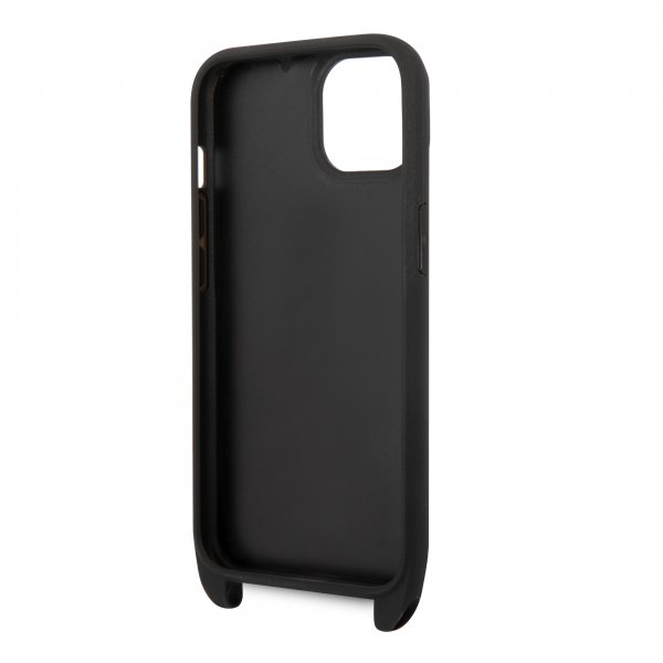Karl Lagerfeld iPhone 14 Skal Crossbody Strap Svart