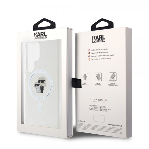 Karl Lagerfeld Samsung Galaxy S24 Ultra Skal Ikonik MagSafe Transparent