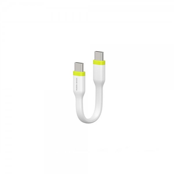 Mobile Origin Kompakt USB-C Kabel 10 cm Vit