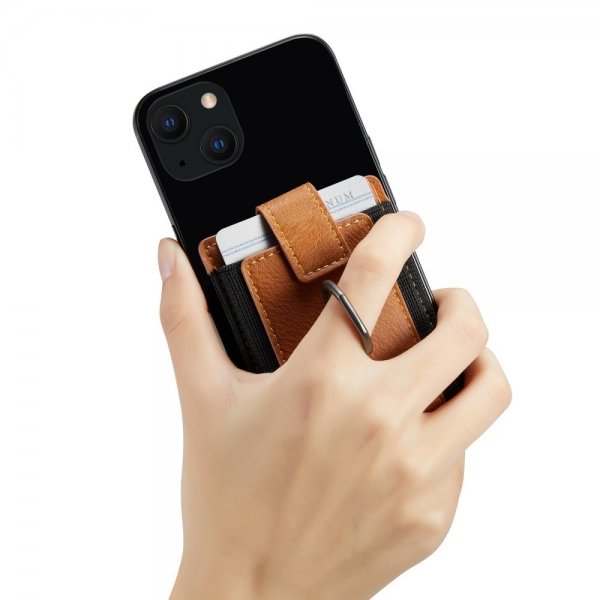 Muxma Självhäftande Korthållare MX116 Brun