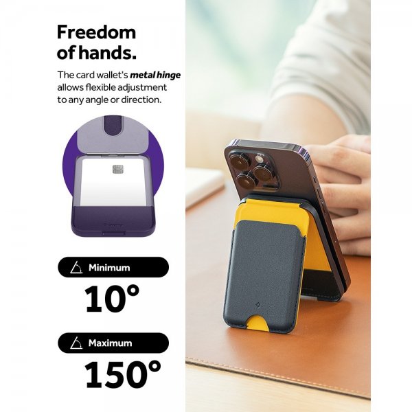 Caseology Korthållare Nano Pop MagSafe Wallet Stand Grape Purple