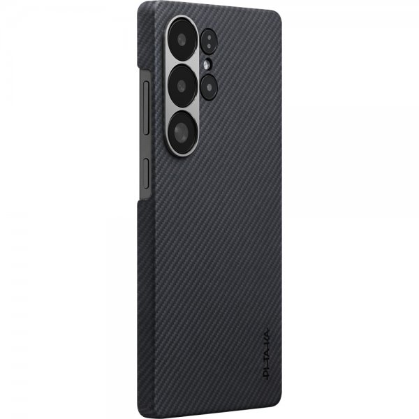 Pitaka Samsung Galaxy S25 Ultra Skal Ultra-Slim Case MagSafe Black/Grey Twill
