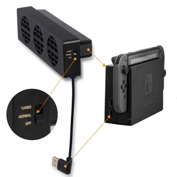 Dobe Kylfläkt till Nintendo Switch