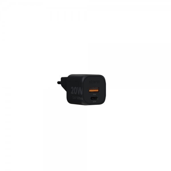 Xtorm Laddare 20W GaN2 Ultra USB-C PD/USB-A Svart