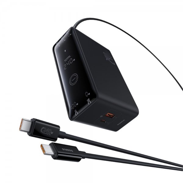 Baseus Laddare 240W Digital GaN Desktop Fast Charger