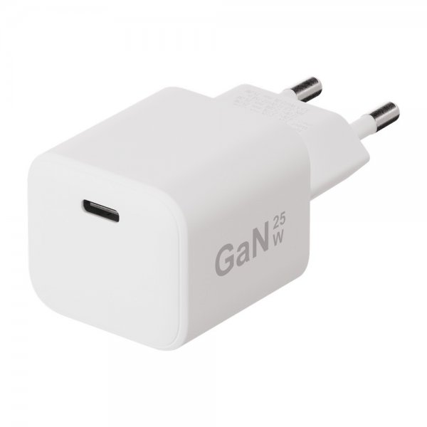 X2O Laddare 25W USB-C GaN Vit
