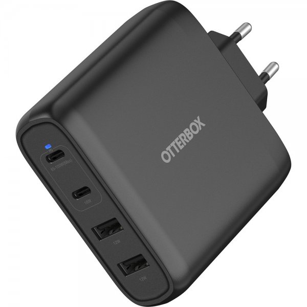 Otterbox Laddare Four Port Wall Charger 100W GaN Svart