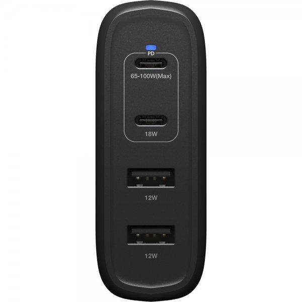 Otterbox Laddare Four Port Wall Charger 100W GaN Svart