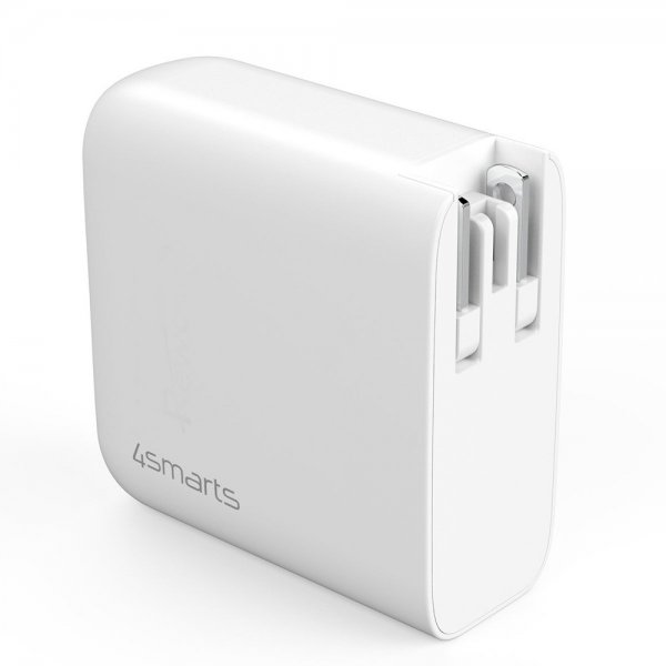 4smarts Laddare GaN Flex 65W 2 USB-C+1 USB-A