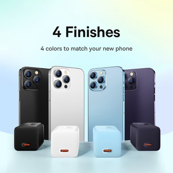 Baseus Laddare GaN5 Fast Charger Mini 30W Lila