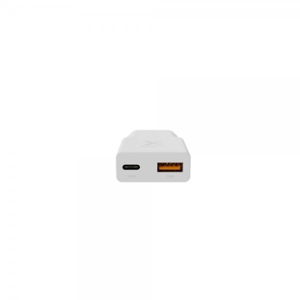 Xtorm Laddare Go2 SlimLine 33W USB-C/USB-A Vit
