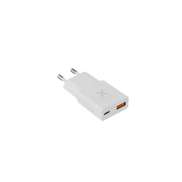Xtorm Laddare Go2 SlimLine 33W USB-C/USB-A Vit