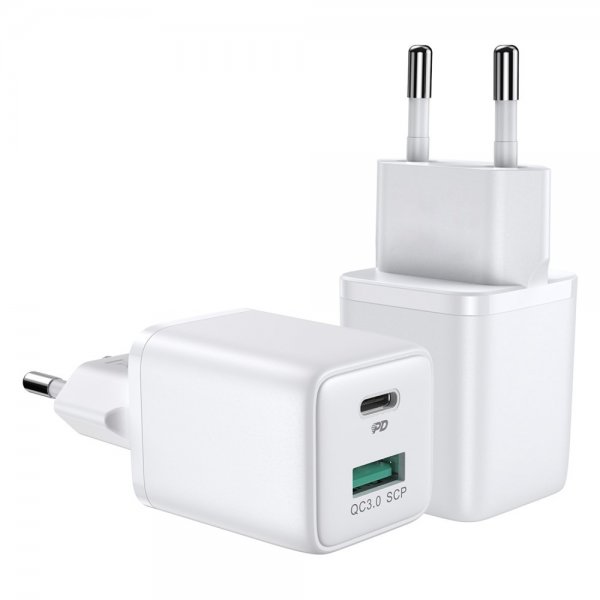 Joyroom Laddare JR-QP303 USB-C+USB-A 30W