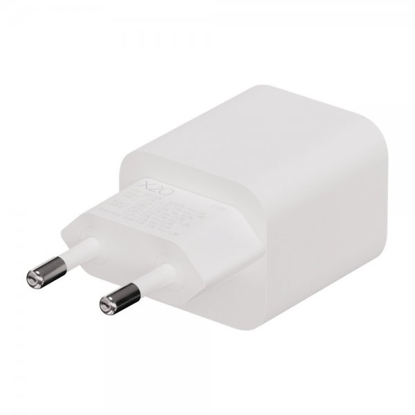 X2O Laddare med Kabel 1.2m 35W USB-C/USB-A GaN Vit