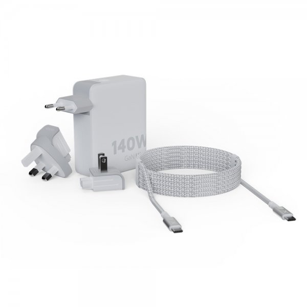 Xtorm Laddare med Kabel 140W GaN-Ultra Travel Charger + USB-C PD Cable