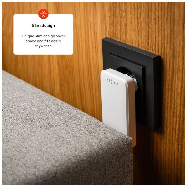 Fixed Laddare Slim GaN 45W 2xUSB-C