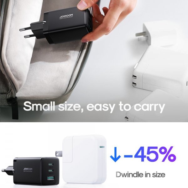 Joyroom Laddare TCG01 65W med USB-C Kabel