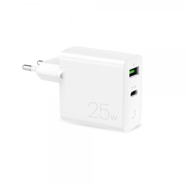 Puro Laddare USB-A + USB-C Wall Charger 25W