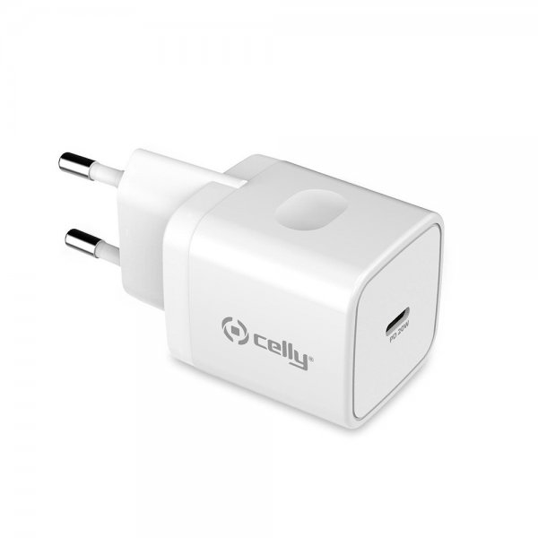 Celly Laddare USB-C 20W Vit