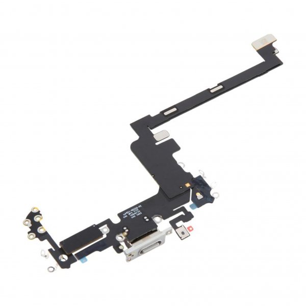 Laddkontakt med Flexkabel för iPhone 17 Pro - Silver
