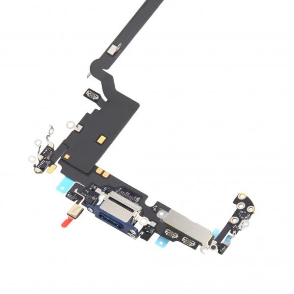 Laddkontakt med Flexkabel för iPhone 17 Pro Max - Blå