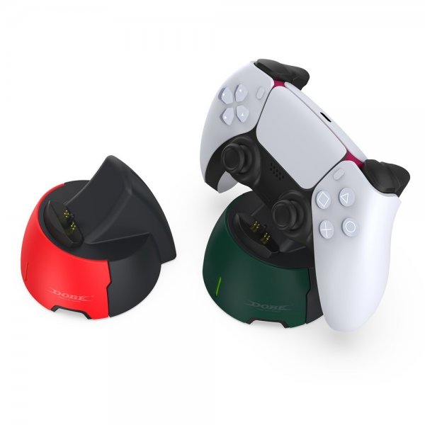 Dobe Laddningsdocka till PlayStation 5 Kontroller Grön