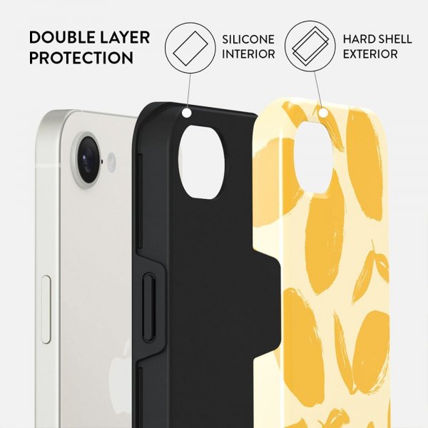 Burga iPhone 16e/iPhone 17e Skal Tough MagSafe Lemon Tart