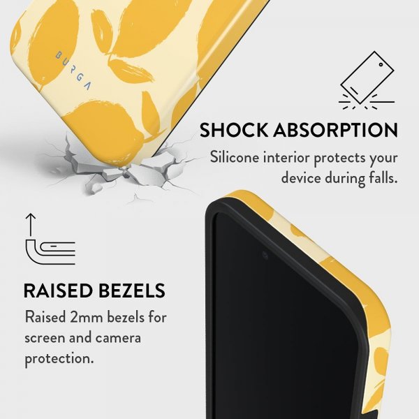 Burga iPhone 16e/iPhone 17e Skal Tough MagSafe Lemon Tart