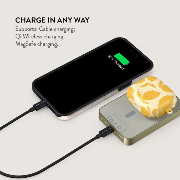 Burga Powerbank MagSafe 5000 mAh Lemon Tart Gold