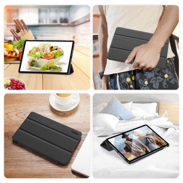 Dux Ducis Lenovo Tab M11 TB330 Fodral DOMO Series Svart