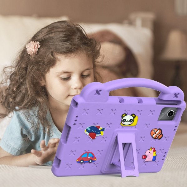 Lenovo Tab M11 TB330 Skal för Barn Stickers Lila