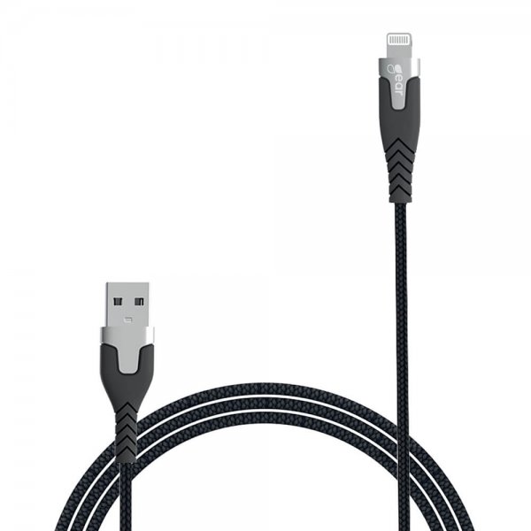 Gear Lightning Kabel Kevlar 1.5 meter Svart
