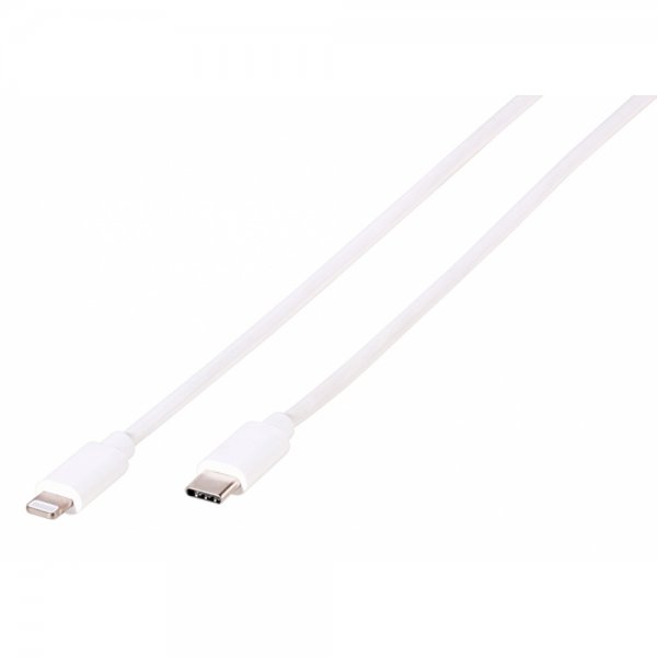Vivanco Lightning till USB-C Kabel 1.2 meter Vit