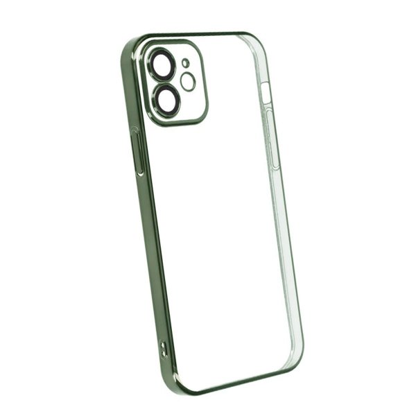 iPhone 11 Skal Glitter Transparent Stöttåligt Grön