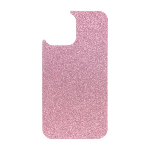 iPhone 15 Pro Skal Glitter Transparent MagSafe Rosa