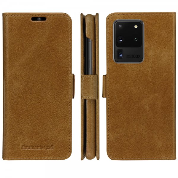 dbramante1928 Samsung Galaxy S20 Ultra Fodral Lynge Löstagbart Skal Tan