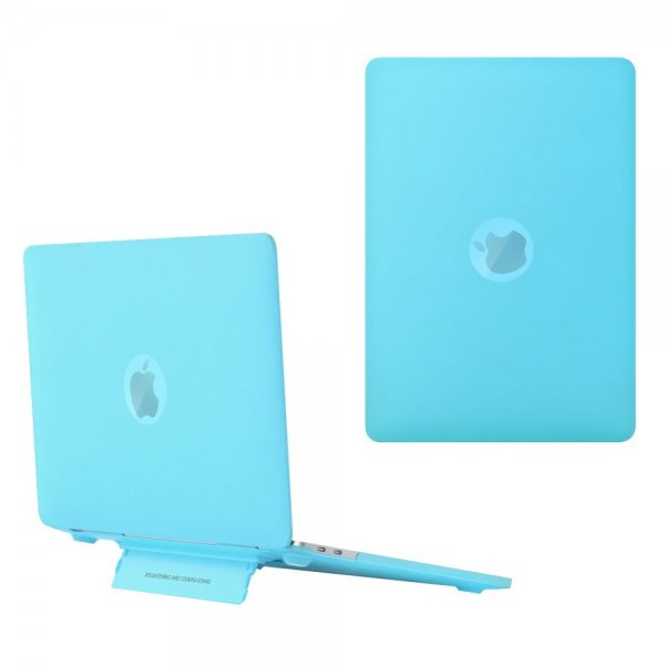 MacBook Air 15 M2 (A2941)/M3 (A3114) Skal Matt Stativfunktion Blå