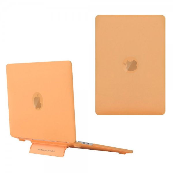 MacBook Air 15 M2 (A2941)/M3 (A3114) Skal Matt Stativfunktion Gul