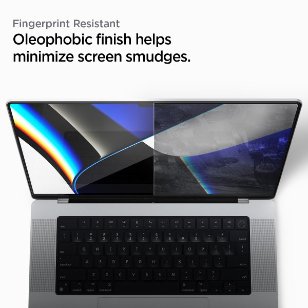 Spigen MacBook Pro 14 M1 (A2442)/M2 (A2779)/M3 (A2918 A2992) Skärmskydd GLAS.tR Slim