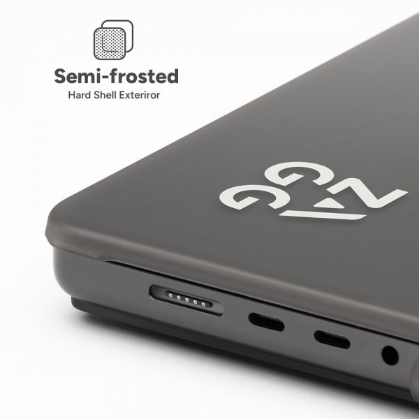 ZAGG MacBook Pro 16 M1 (A2485)/M2 (A2780)/M3 (A2991) Skal Hardshell Smoke