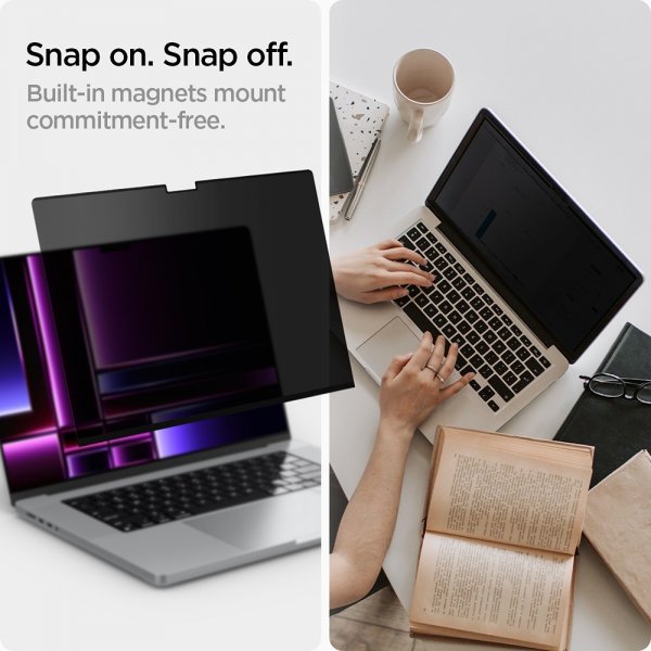 Spigen MacBook Pro 16 M1/M2/M3/M4 Skärmskydd Safe View