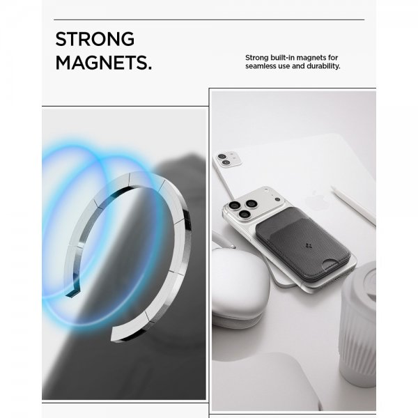 Spigen MagSafe Korthållare Slim Fold MagFit Tripod Svart
