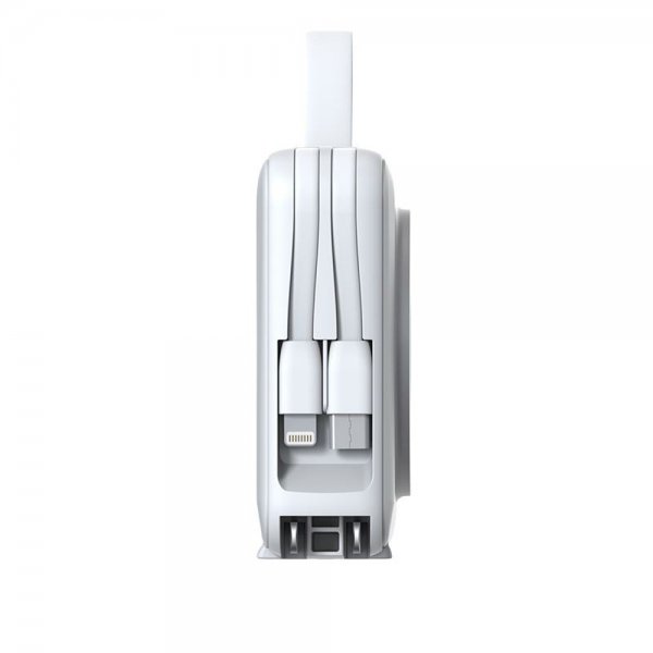 Mobile Origin MagSafe-powerbank/Reseladdare Inbyggda kablar/Apple Watch-laddning Vit